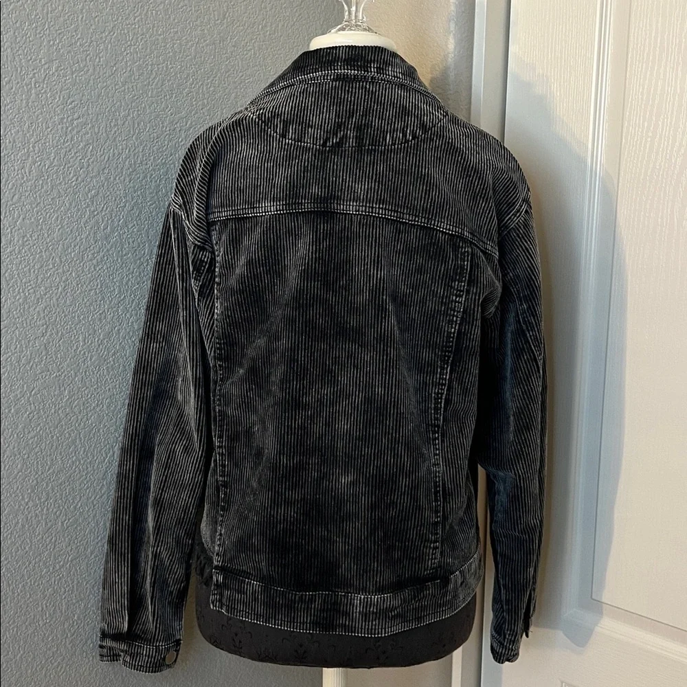 POL Corduroy Trucker Jacket – Black Size Medium - Picture 8 of 13